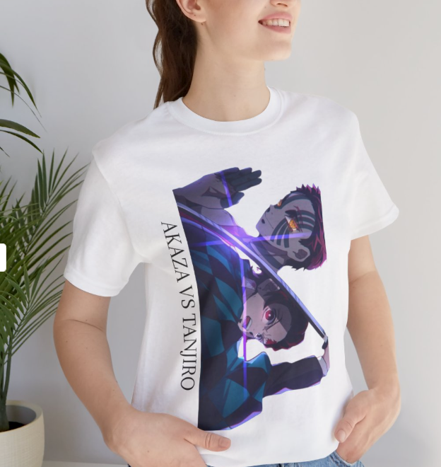 Akaza vs Tanjiro T-Shirt